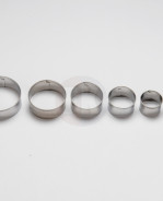 Sculpey sada kovových vykrajovačov na polymérovú hmotu, tvar: kolieska